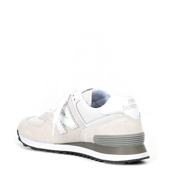 Women's 574 v3 Evergreen Suede Retro Lifestyle Sneakers Color Nimbus Cloud ReV - Picture 2 of 8